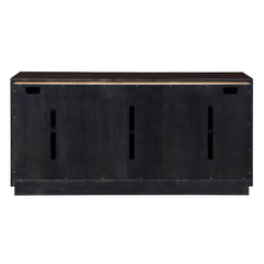 Geranio - Console Cabinet - Metallic Silver & Walnut