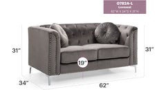 Glory Furniture - Pompano - Loveseat