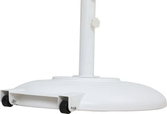 Amalfi - Patio Umbrella - White Base / Black Pole
