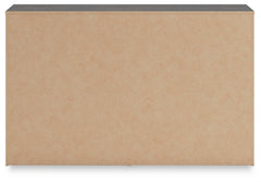 Hollivern - Six Drawer Dresser - Dark Gray