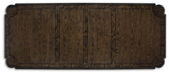 Maylee - 11 Pc. - Dining Extension Table, 4 Side Chairs, 2 Arm Chairs, Storage Bench, Buffet And Hutch - Dark Brown