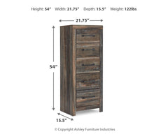 Drystan - Narrow Chest - Brown / Beige