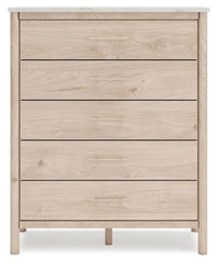 Cadmori - Five Drawer Wide Chest - Two-Tone