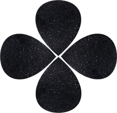 Petal - Coffee Table - Black Terazzo