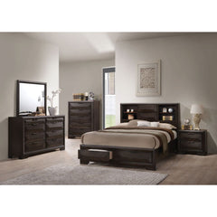 Merveille - Eastern King Bed With Storage - Espresso