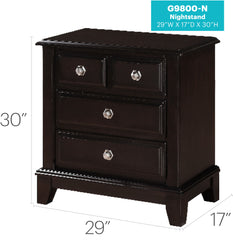 Ashford - Nighstand - Cappuccino