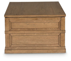 Sharlance - Lift Top Cocktail Table - Light Brown