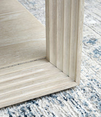 Marxhart - Square End Table - Bisque