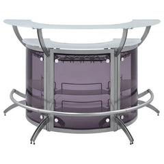 Dallas Silver 3 Pc Home Bar - MyWaynesHome #