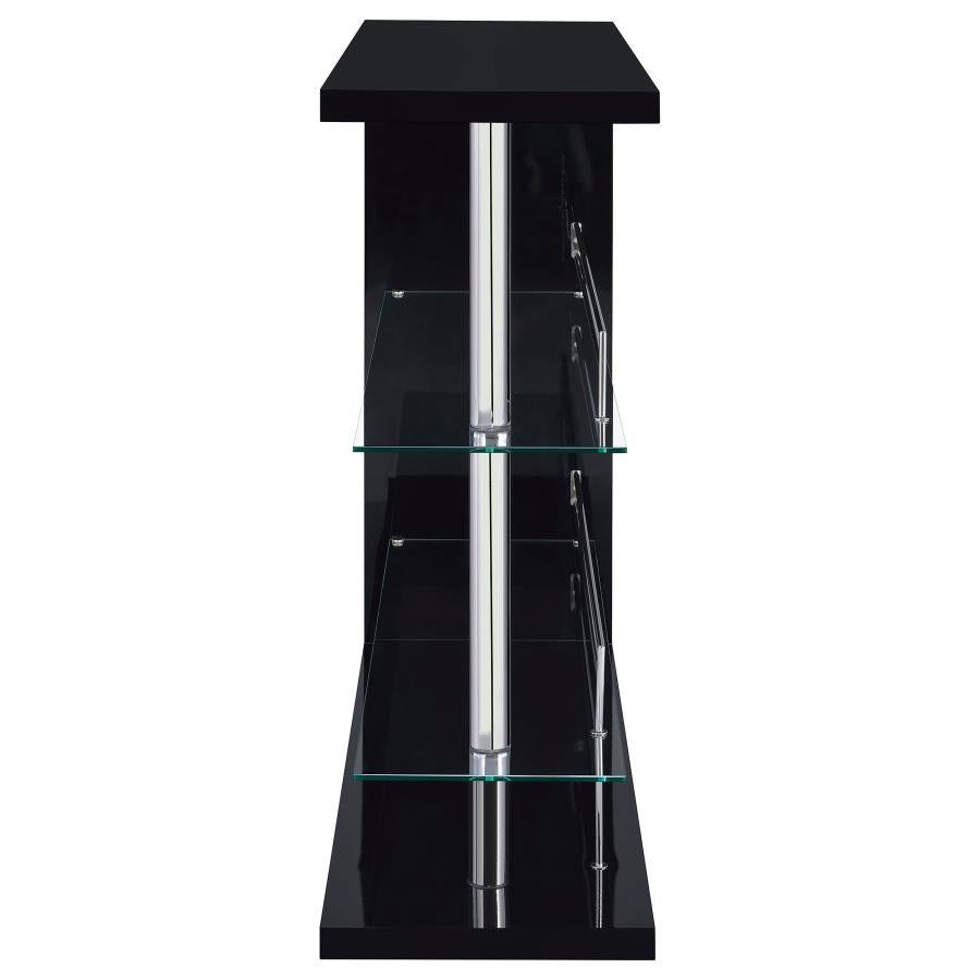 Prescott Black Home Bar - MyWaynesHome #