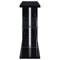 Prescott Black Home Bar - MyWaynesHome #