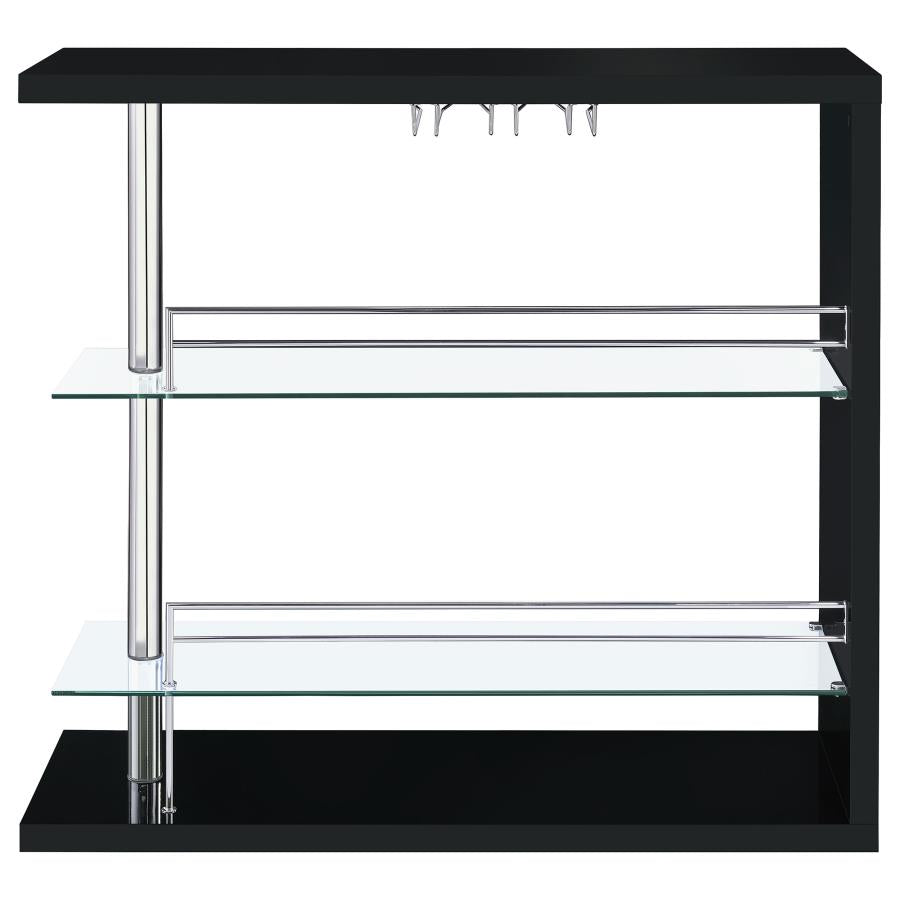 Prescott Black Home Bar - MyWaynesHome #
