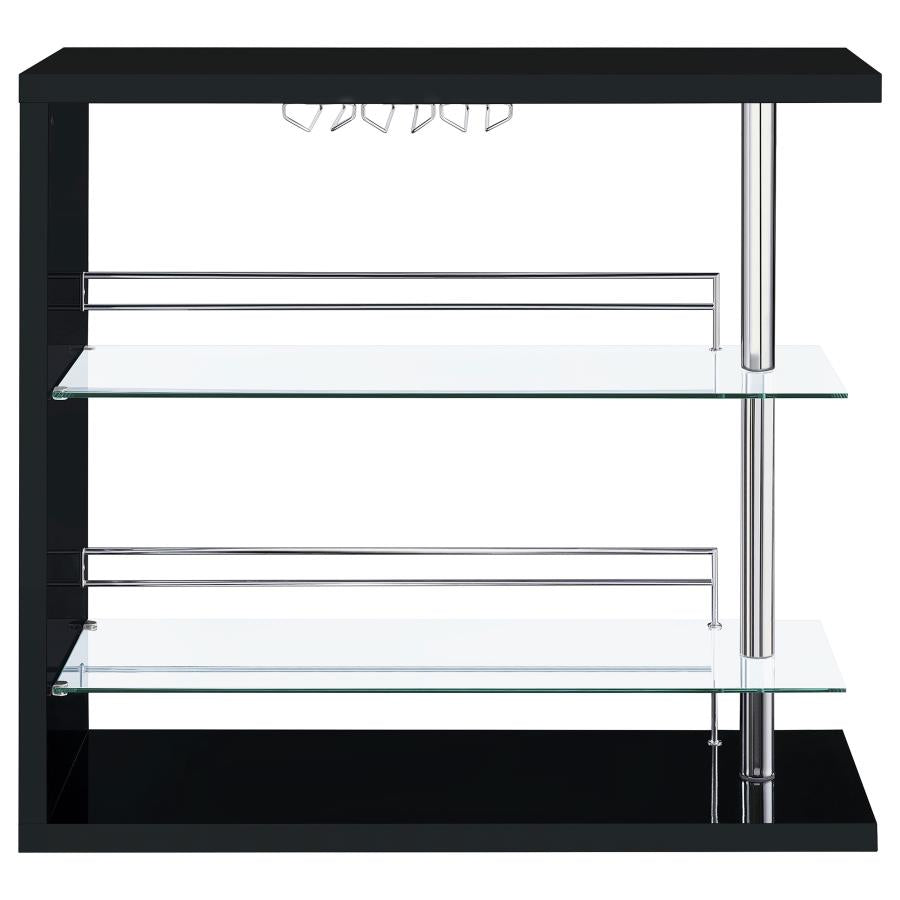 Prescott Black Home Bar - MyWaynesHome #