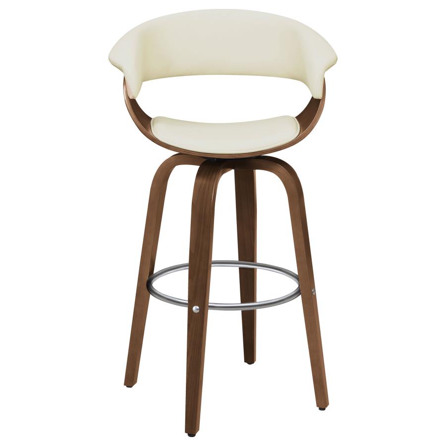 Zion Ivory Swivel Bar Stool - MyWaynesHome #