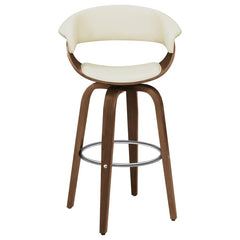 Zion Ivory Swivel Bar Stool - MyWaynesHome #