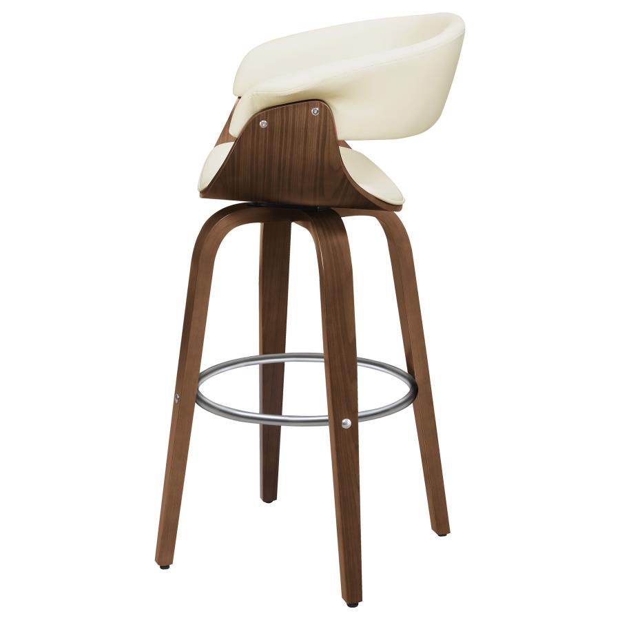 Zion Ivory Swivel Bar Stool - MyWaynesHome #