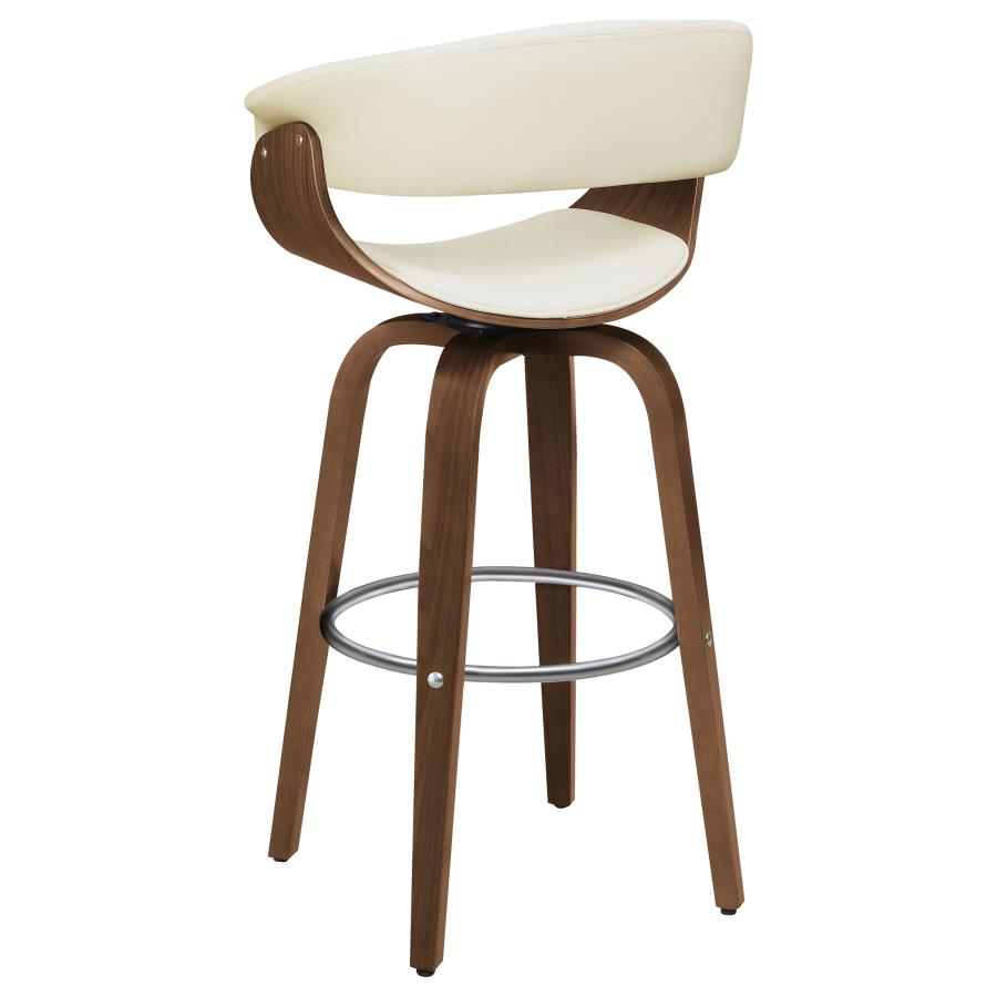 Zion Ivory Swivel Bar Stool - MyWaynesHome #