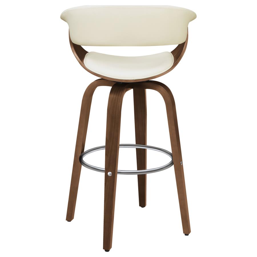 Zion Ivory Swivel Bar Stool - MyWaynesHome #