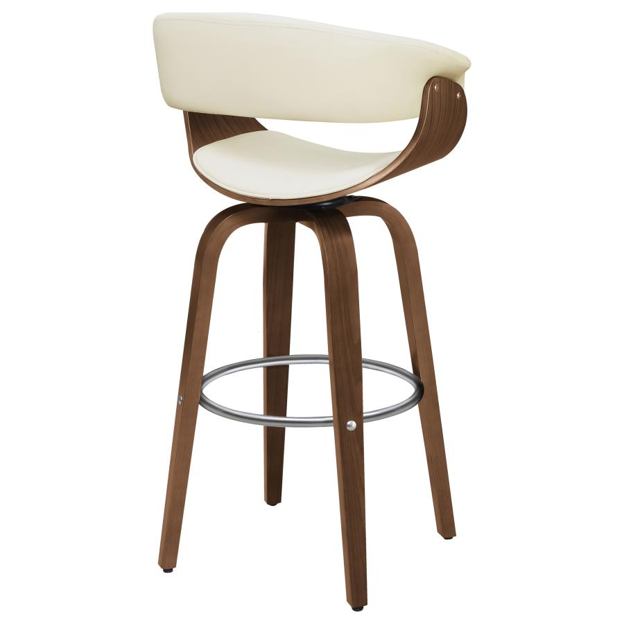 Zion Ivory Swivel Bar Stool - MyWaynesHome #