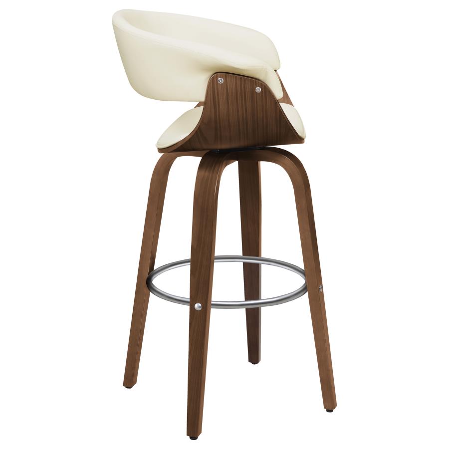 Zion Ivory Swivel Bar Stool - MyWaynesHome #