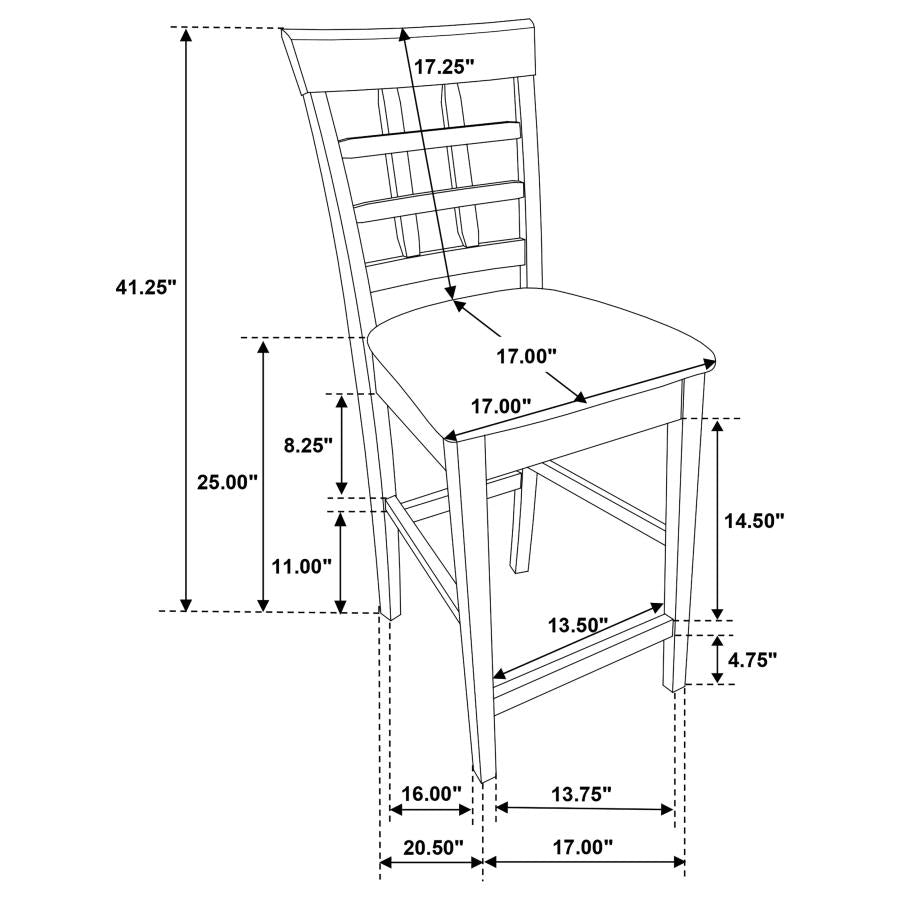 Gabriel Brown Counter Stool - MyWaynesHome #