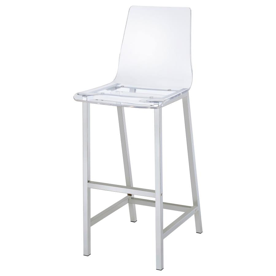 Juelia Clear Bar Stool - MyWaynesHome #