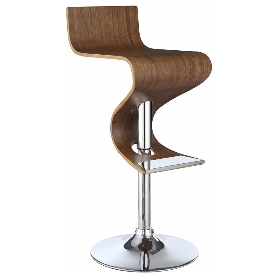 Covina Brown Adjustable Bar Stool - MyWaynesHome #