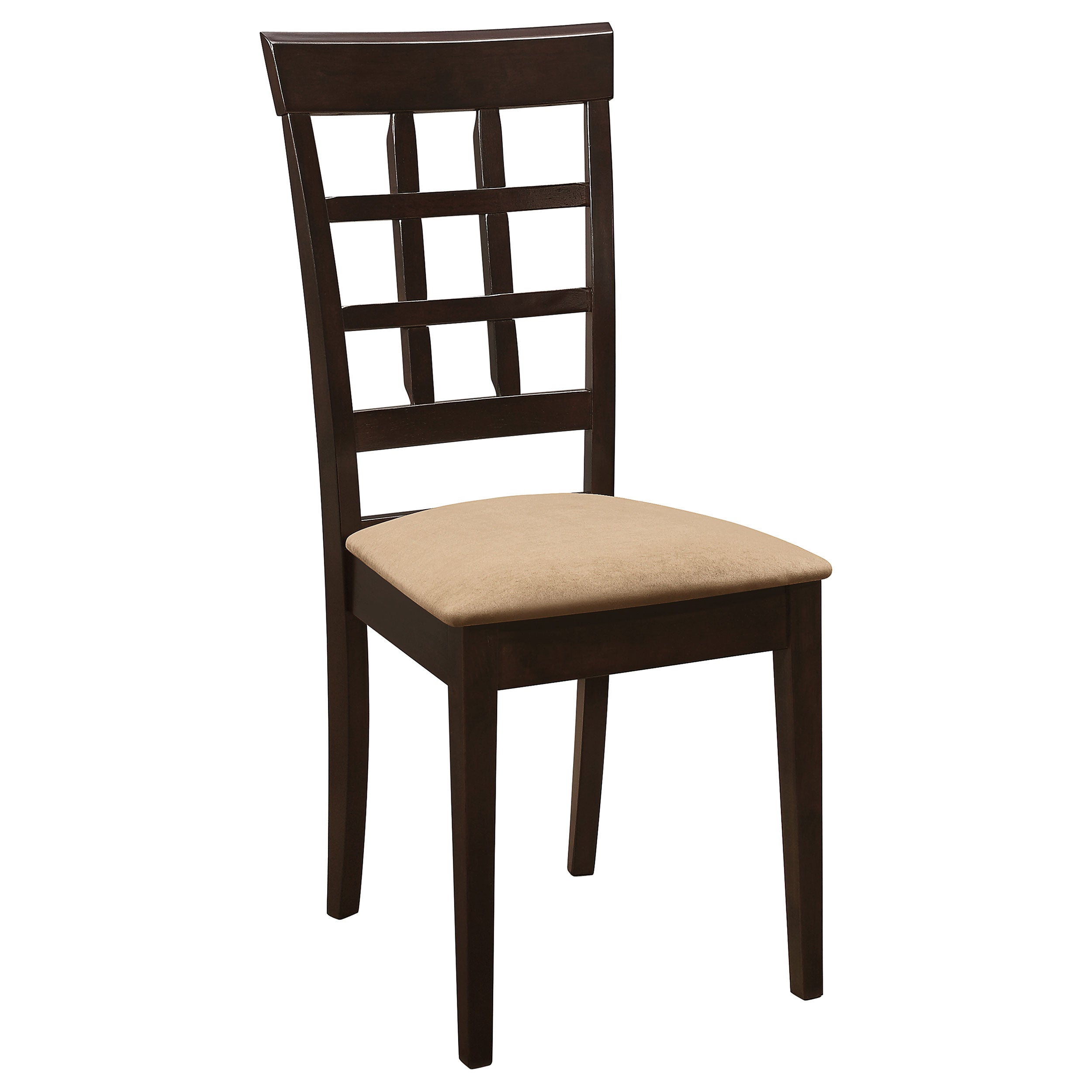 Gabriel 7-piece Extension Leaf Dining Table Set Cappuccino - MyWaynesHome #