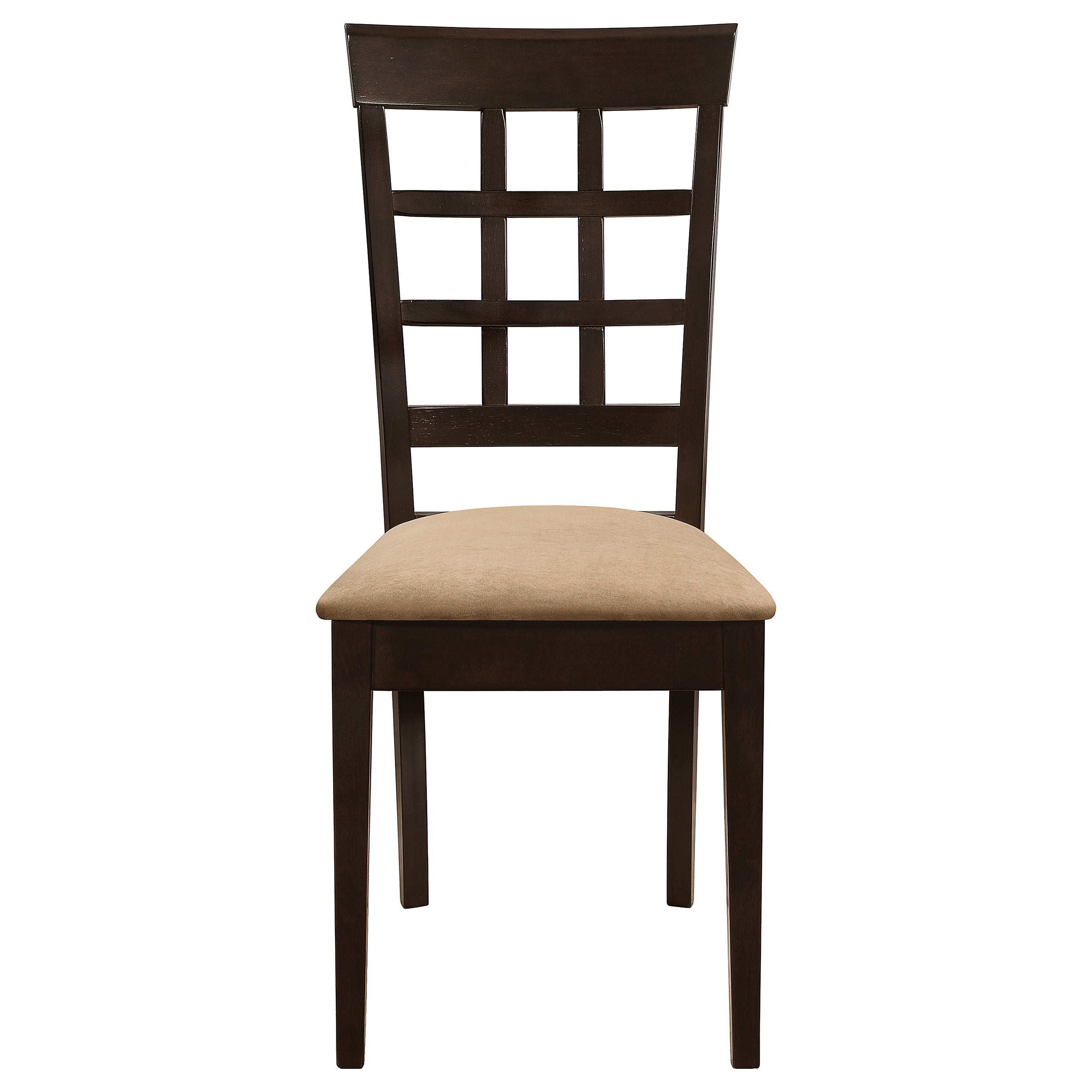Gabriel 7-piece Extension Leaf Dining Table Set Cappuccino - MyWaynesHome #