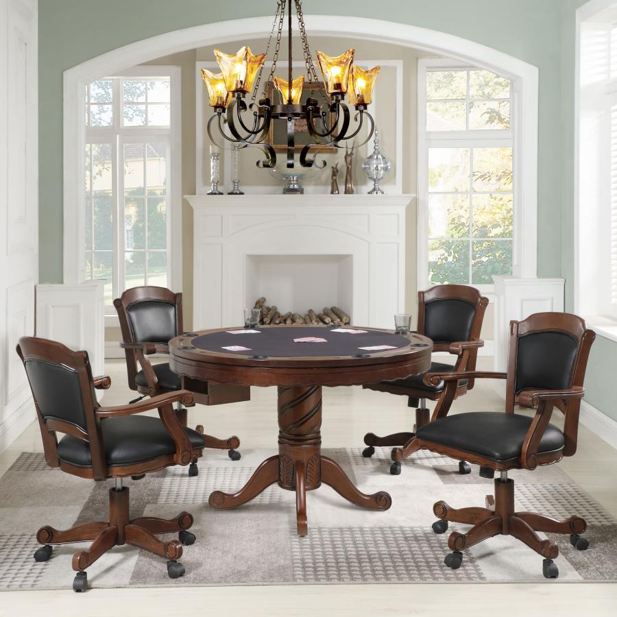 Turk Brown Game Table - MyWaynesHome #