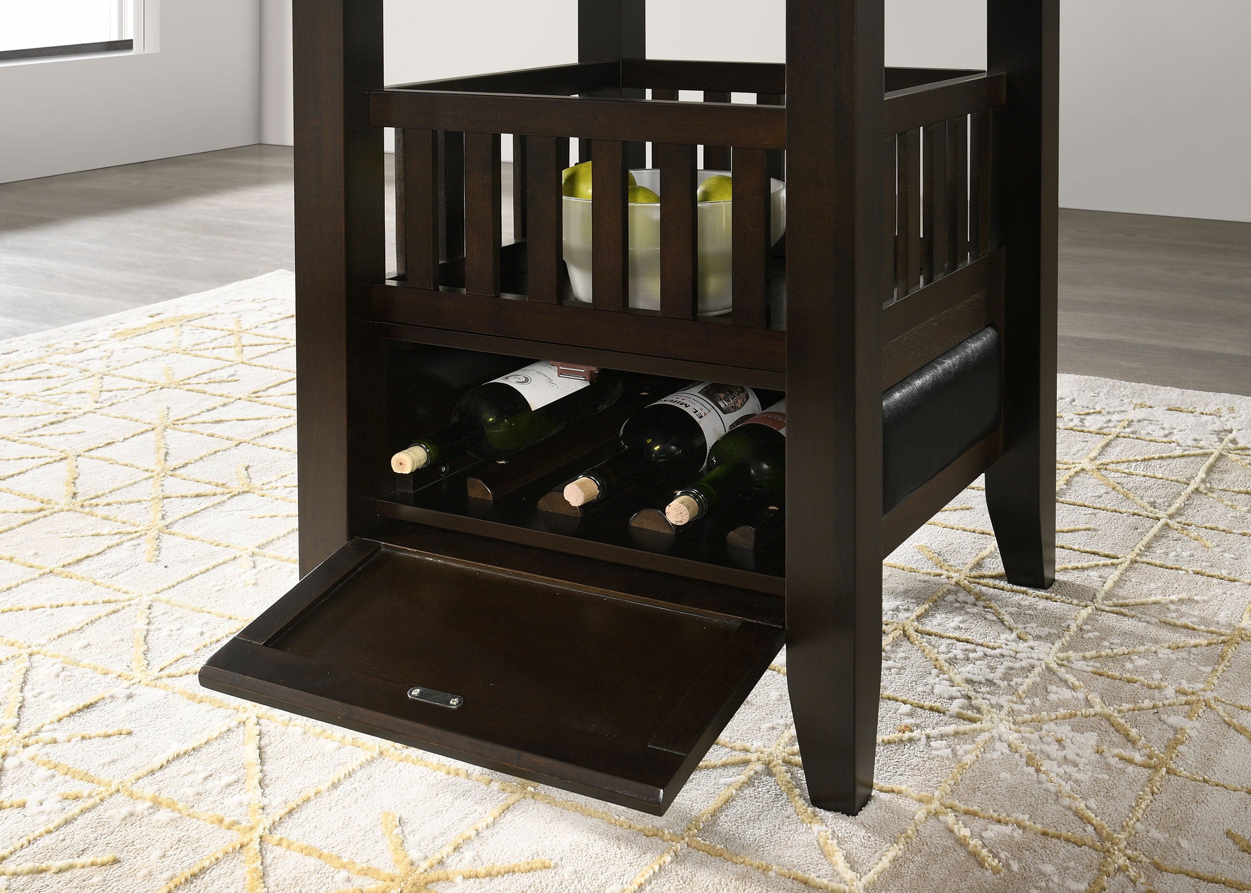 Jaden 5-piece Square Counter Height Dining Set Espresso - MyWaynesHome #