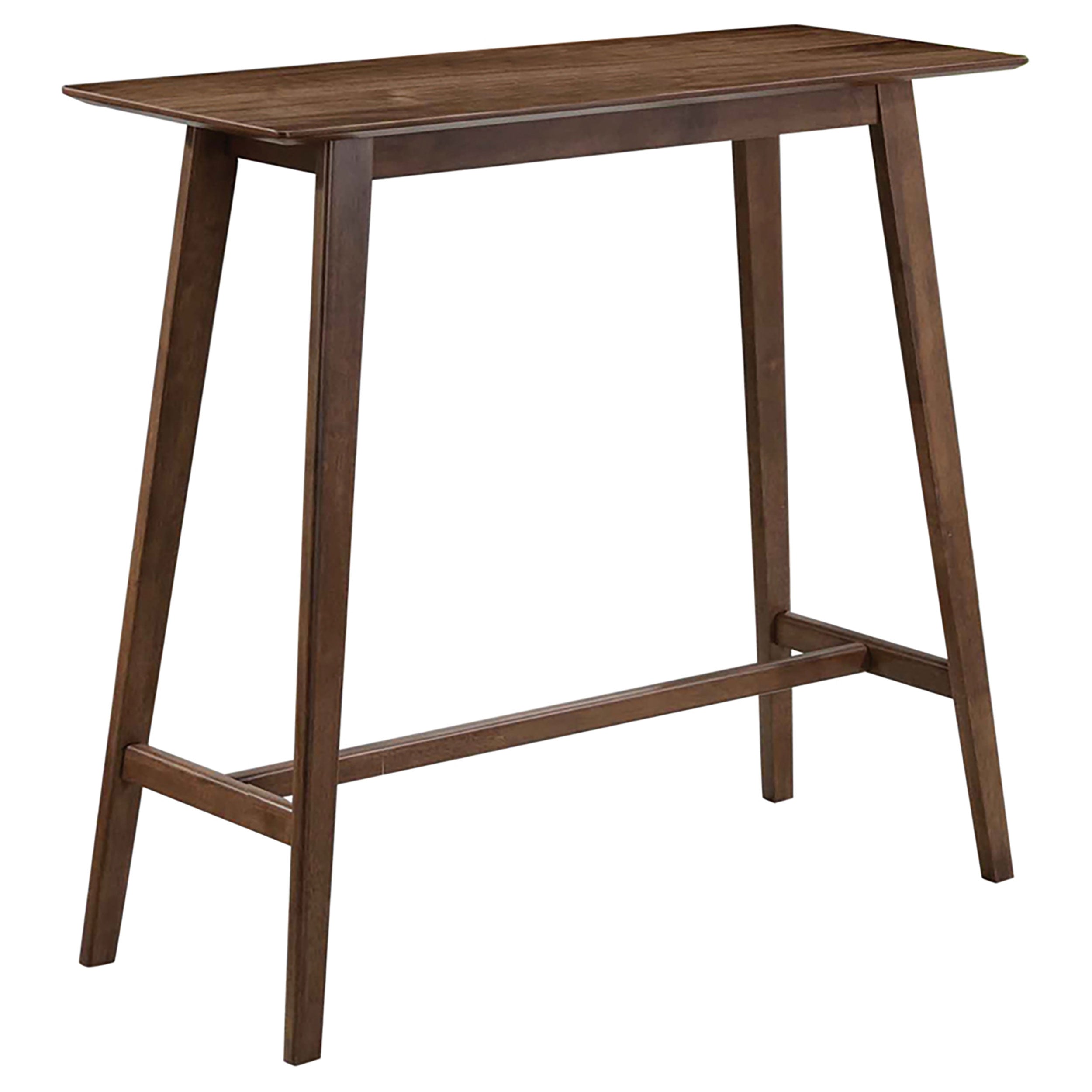 Finnick 3-piece Rectangular Pub Height Bar Table Set Walnut - MyWaynesHome #