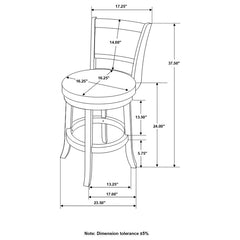 Broxton Black Counter Stool - MyWaynesHome #