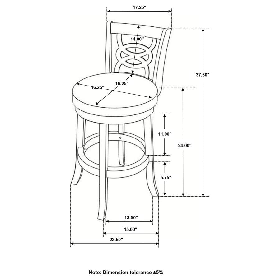 Calecita Black Counter Stool - MyWaynesHome #