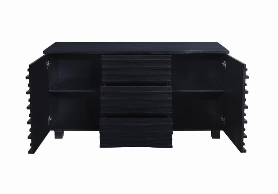 Stanton Black Sideboard - MyWaynesHome #