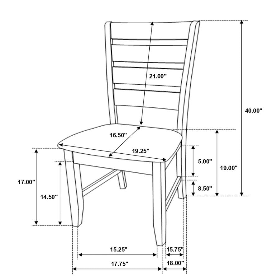 Dalila Grey 5 Pc Dining Set - MyWaynesHome #