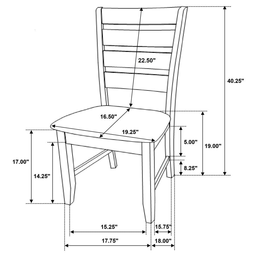 Dalila Brown Side Chair - MyWaynesHome #