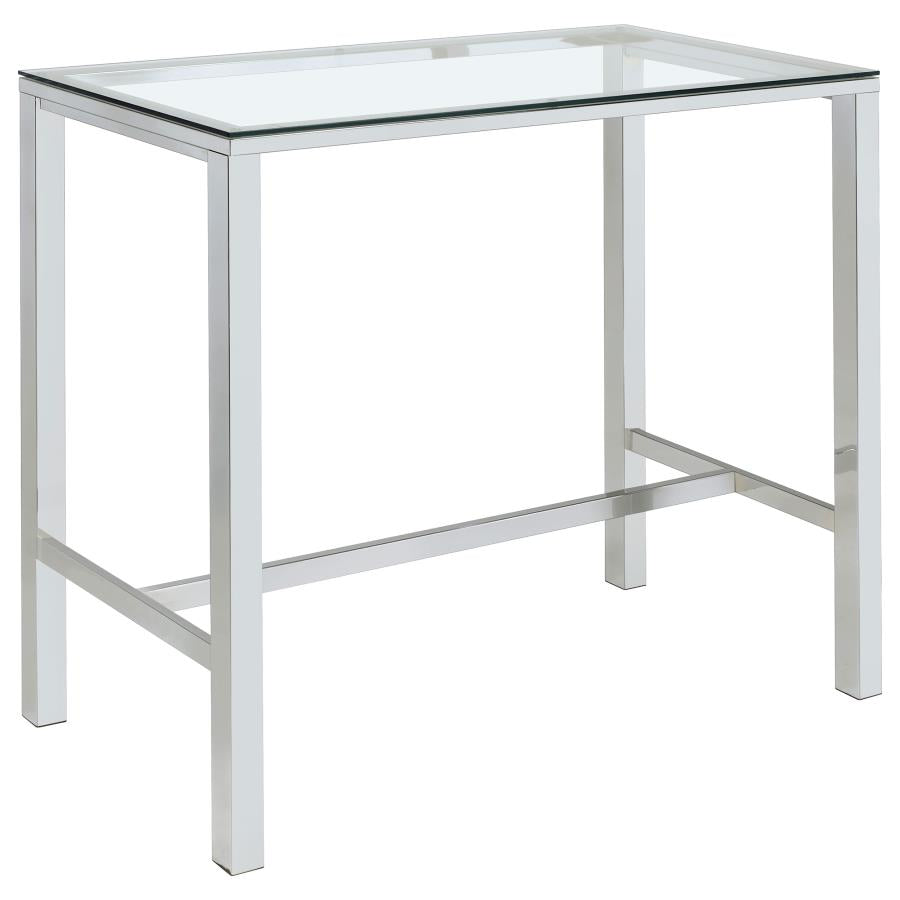 Tolbert Clear Bar Table - MyWaynesHome #