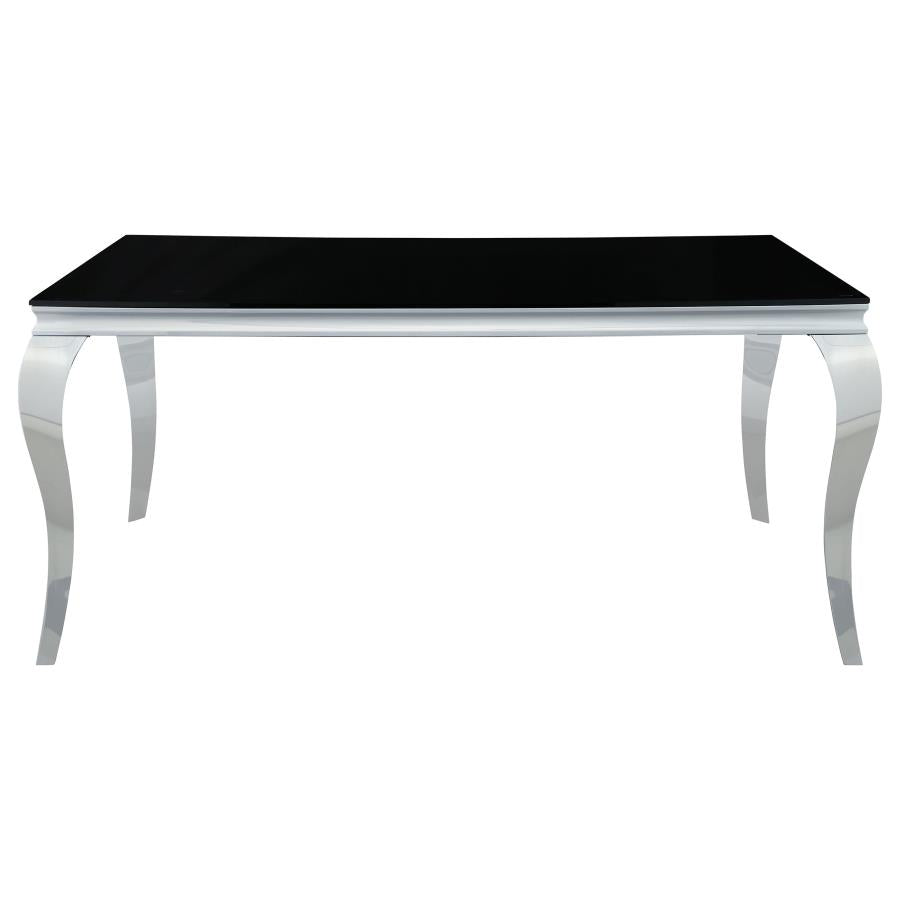 Carone Silver Dining Table - MyWaynesHome #