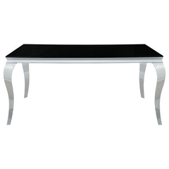 Carone Silver Dining Table - MyWaynesHome #