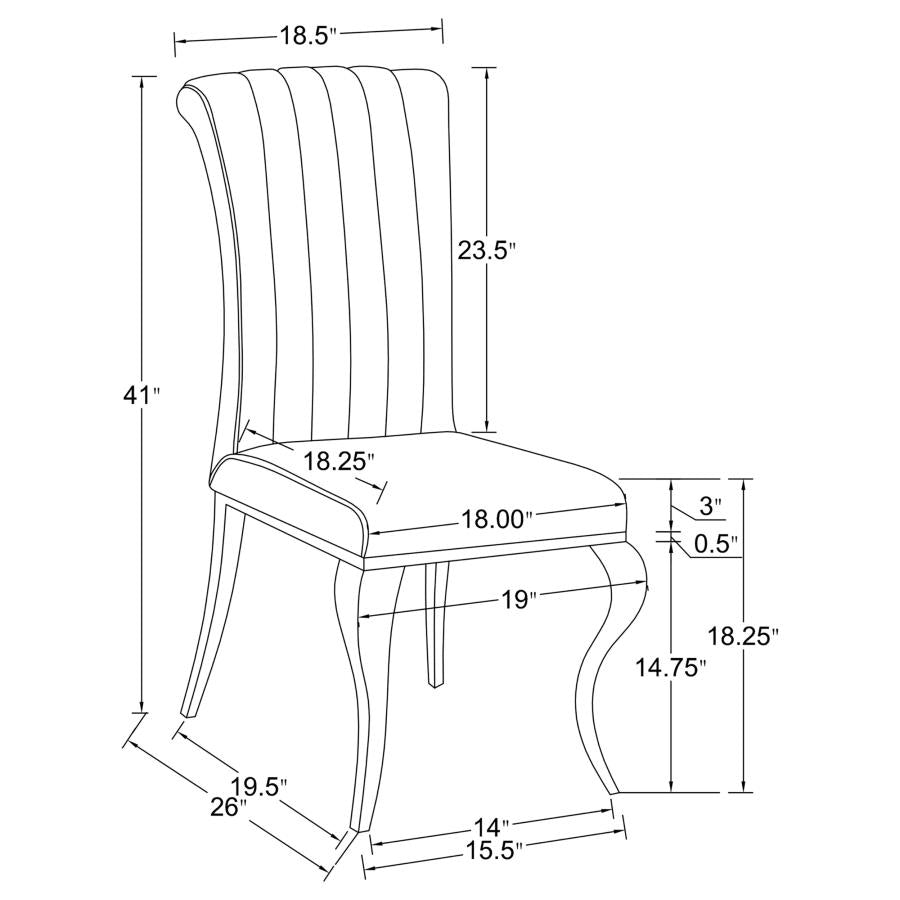 Betty Grey Side Chair - MyWaynesHome #