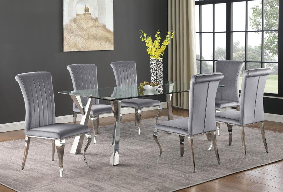 Betty Grey Side Chair - MyWaynesHome #