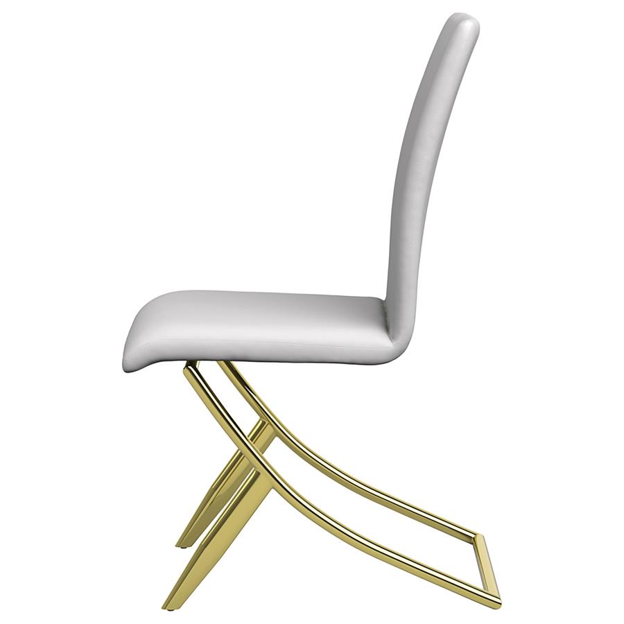 Carmelia White Side Chair - MyWaynesHome #