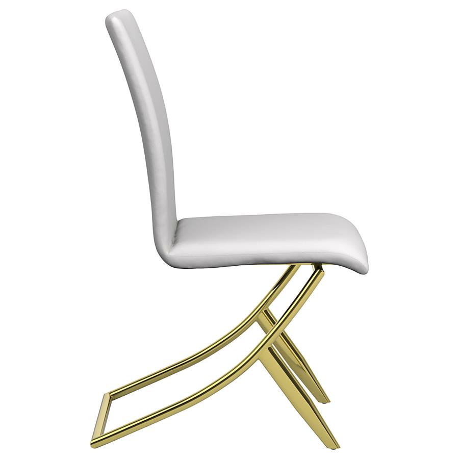 Carmelia White Side Chair - MyWaynesHome #