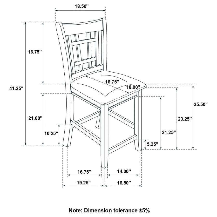 Lavon Brown Counter Stool - MyWaynesHome #
