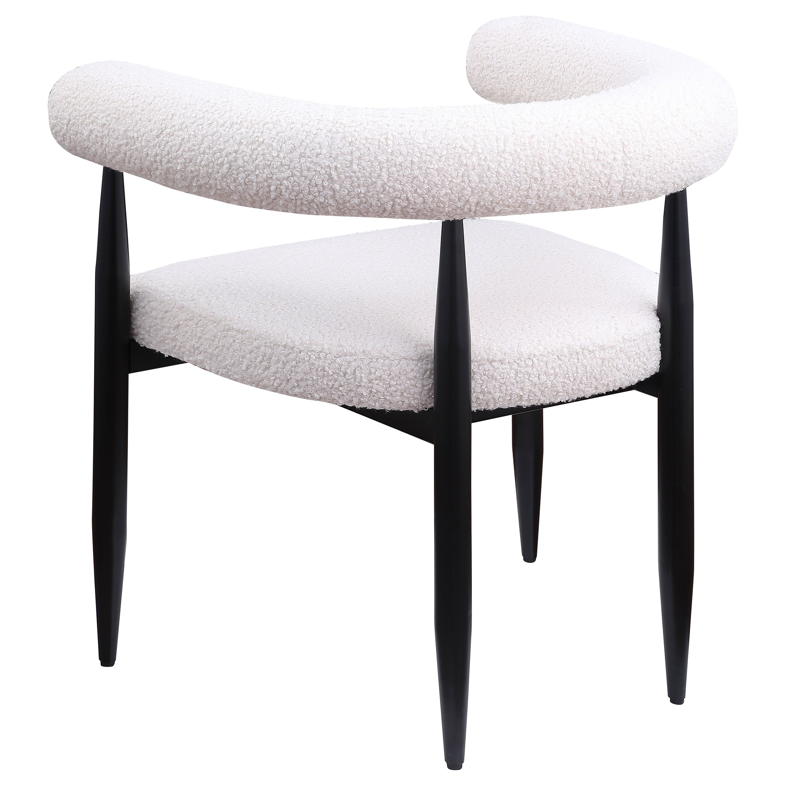 Camden 5-piece Round Faux Marble Top Dining Table Set Black - MyWaynesHome #