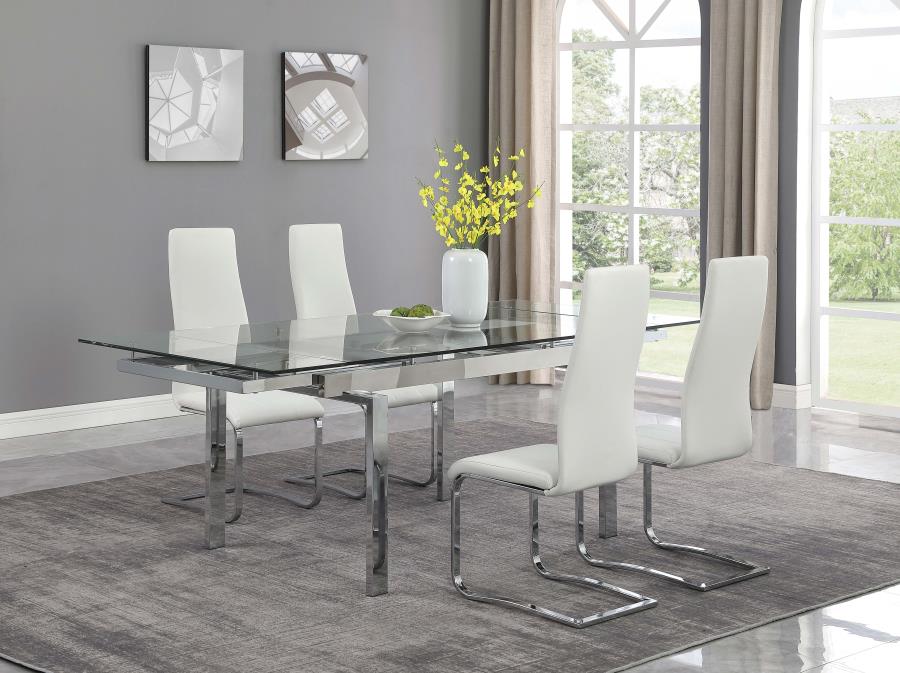 Wexford Silver Dining Table - MyWaynesHome #