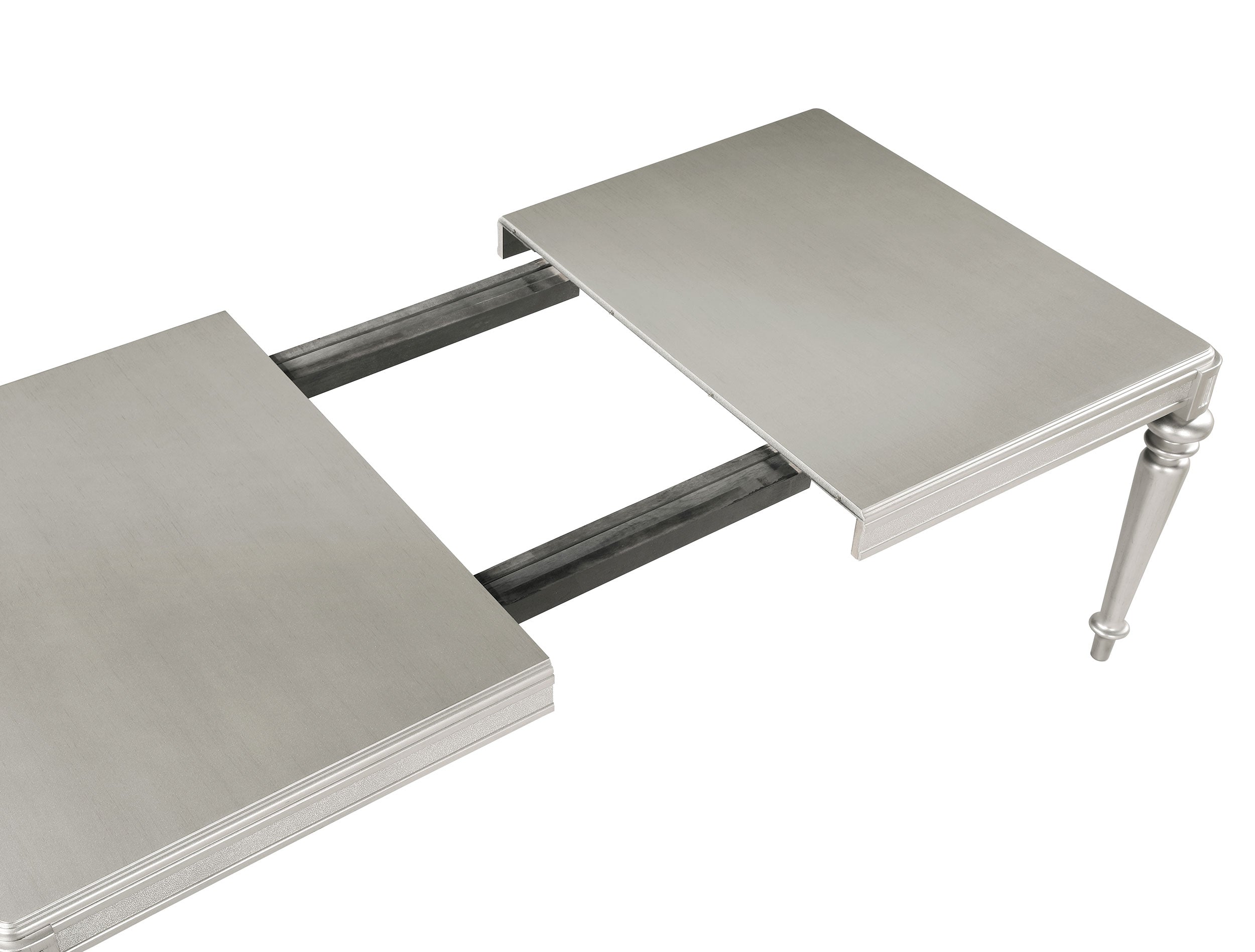 Bling Game 5-piece Rectangular Dining Set Metallic Platinum - MyWaynesHome #