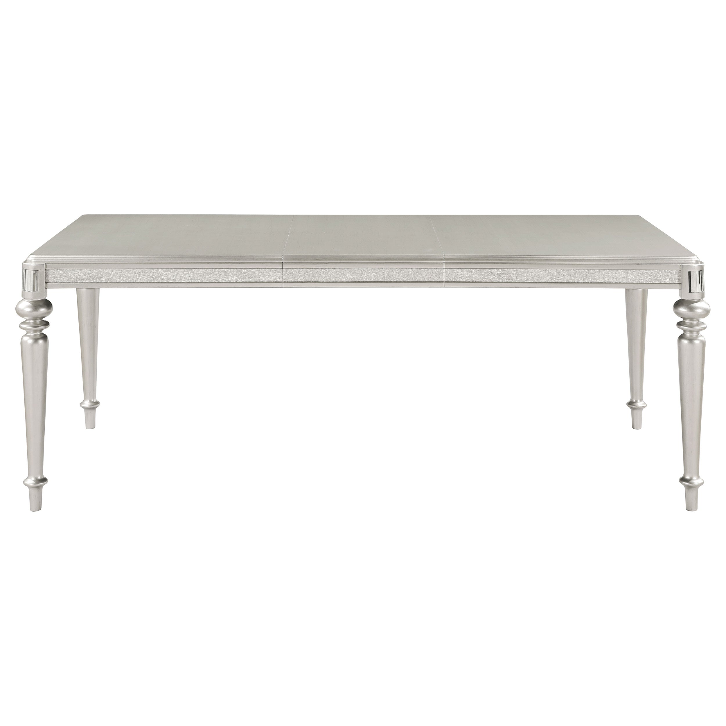 Bling Game 7-piece Rectangular Dining Set Metallic Platinum - MyWaynesHome #
