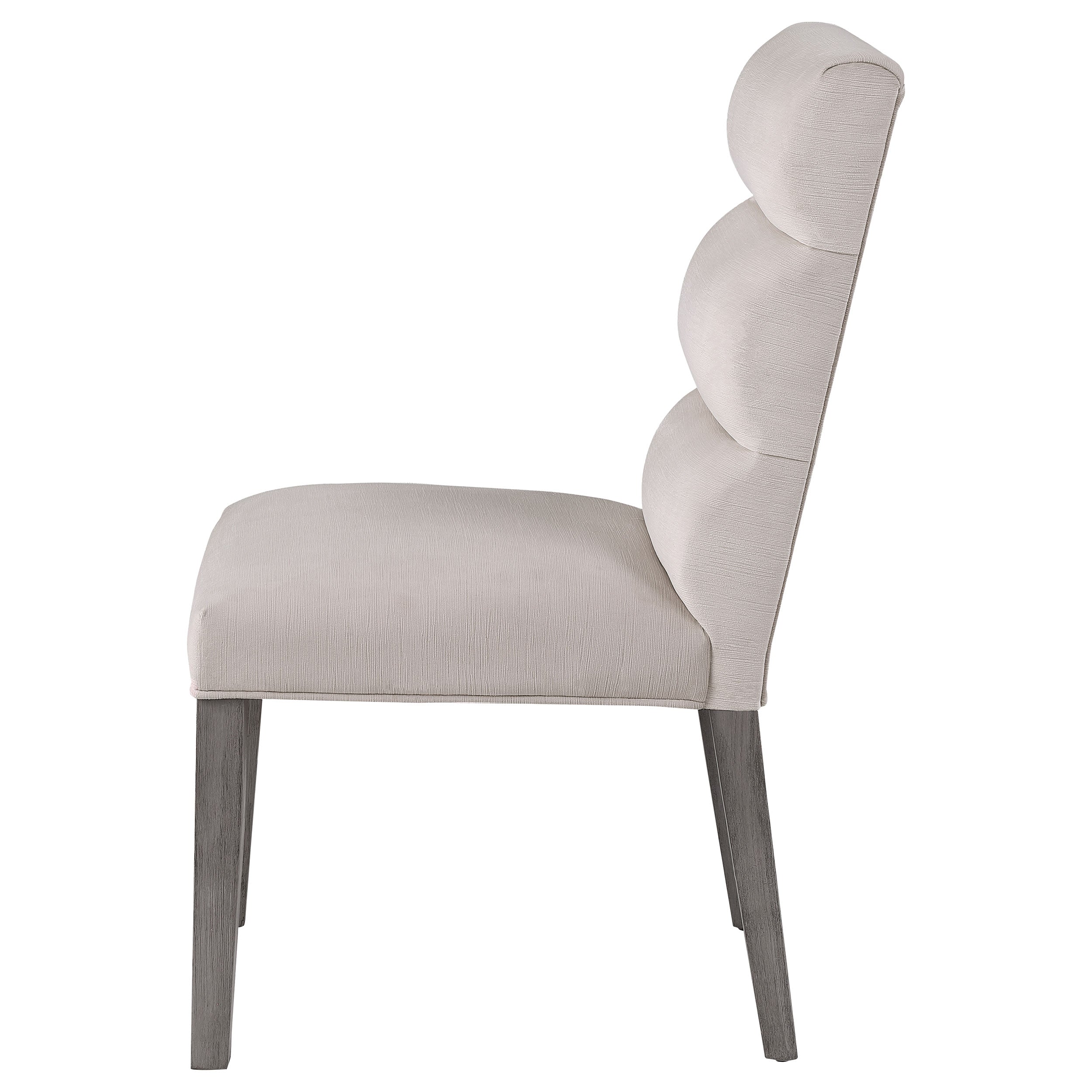 Carla Velvet Upholstered Dining Side Chair Stone (set Of 2) - MyWaynesHome #